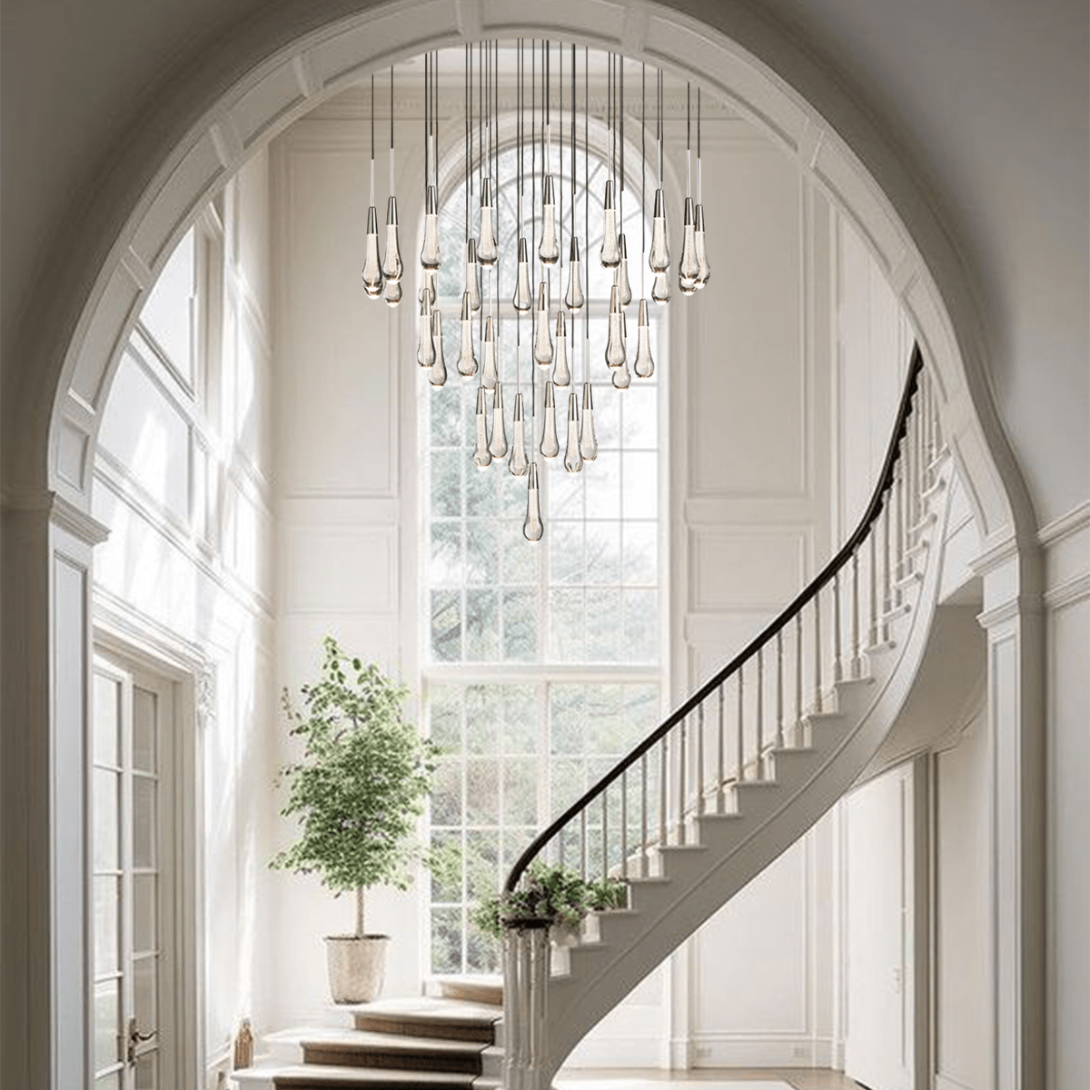 Franing SHOP ALL,crystal chandelier,Ceiling,Island counter/dining room Soltaire Round Chandelier 17'' 24'' 36'' 40'' 58''D