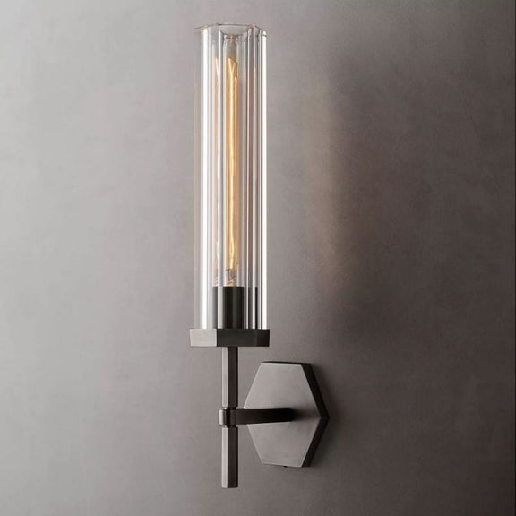 Franing shop all .wall .Crystal wall lamp Matte Black Lambert Hexagonal Grand Sconce