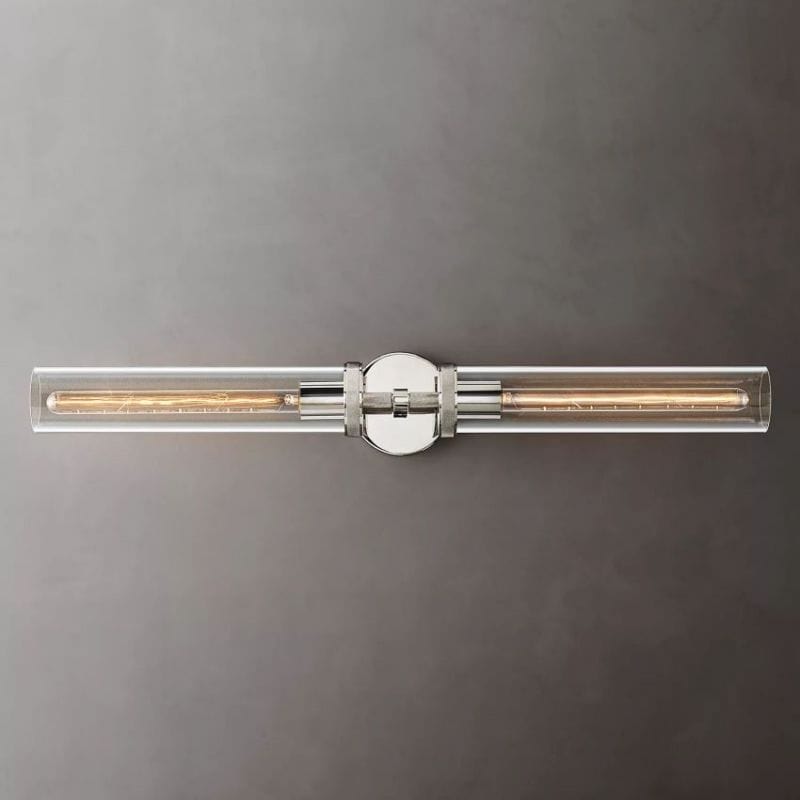 Franing shop all .wall ，glass wall light Lambert Knurled Grand Linear Sconce
