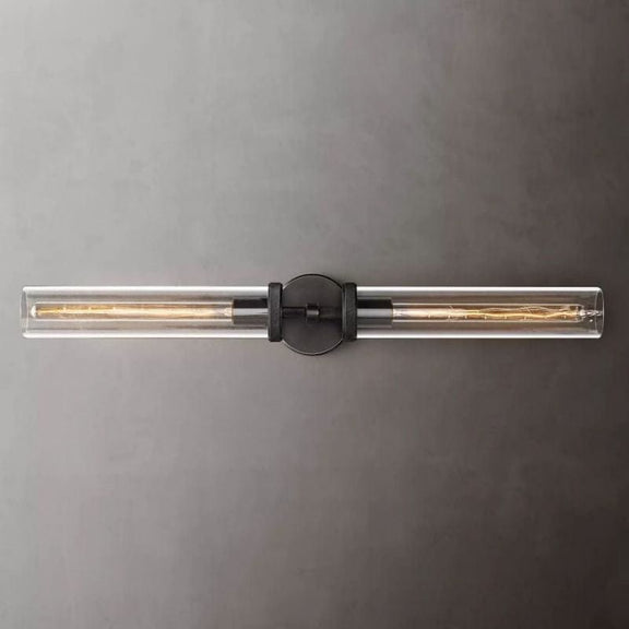 Franing shop all .wall ，glass wall light Lambert Knurled Grand Linear Sconce