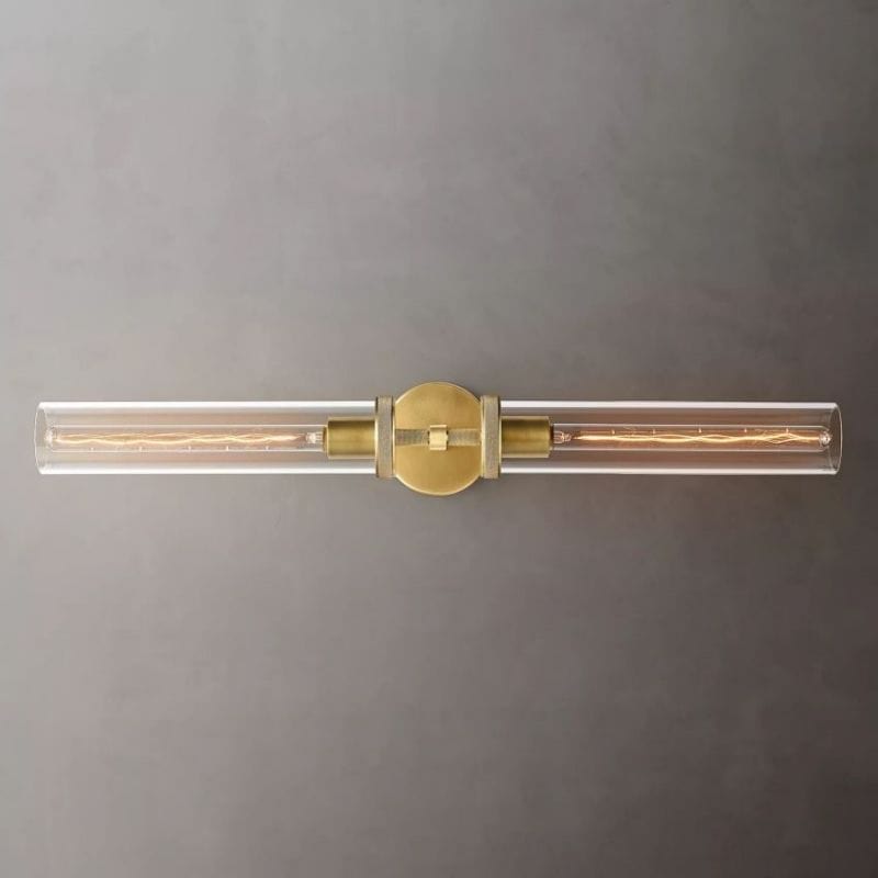 Franing shop all .wall ，glass wall light Lambert Knurled Grand Linear Sconce