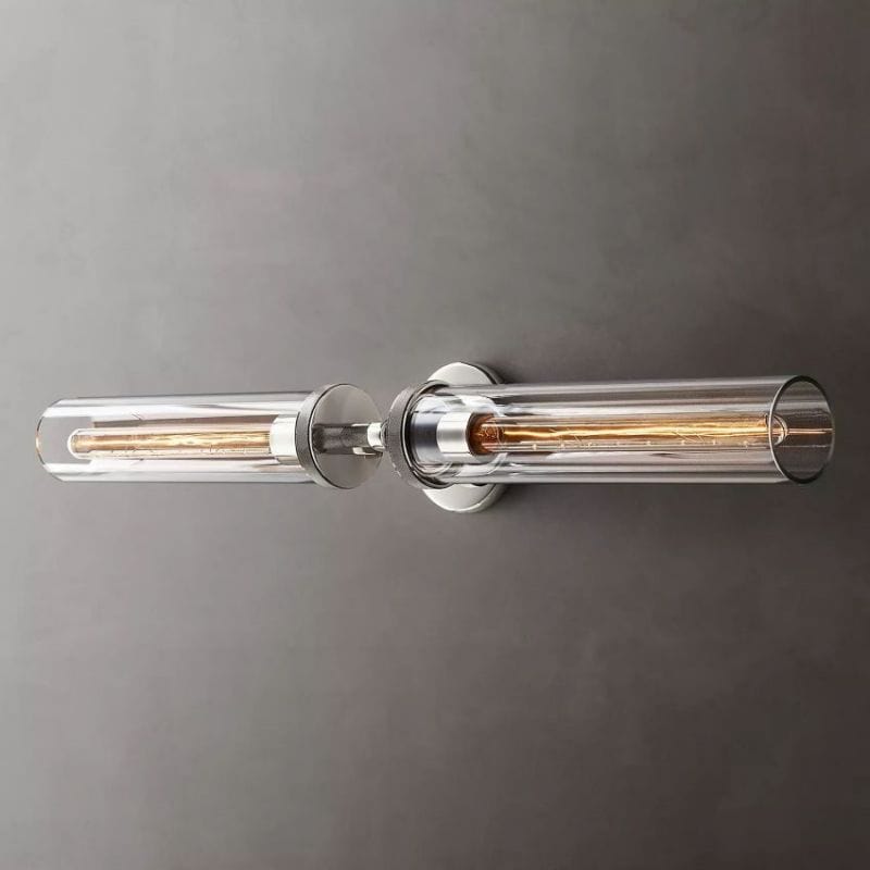 Franing shop all .wall ，glass wall light Lambert Knurled Grand Linear Sconce