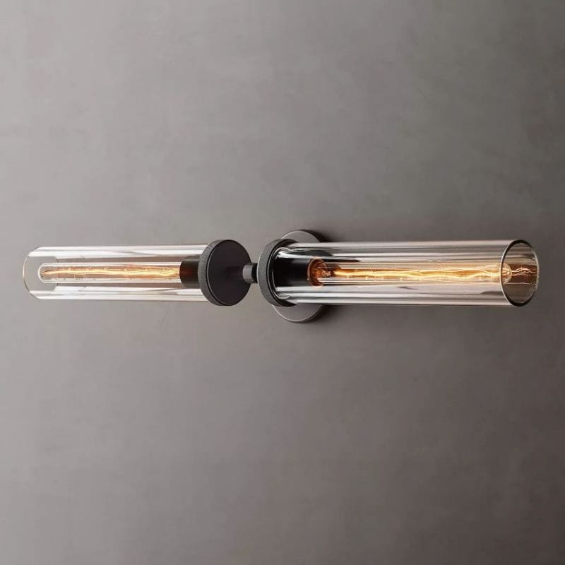 Franing shop all .wall ，glass wall light Lambert Knurled Grand Linear Sconce
