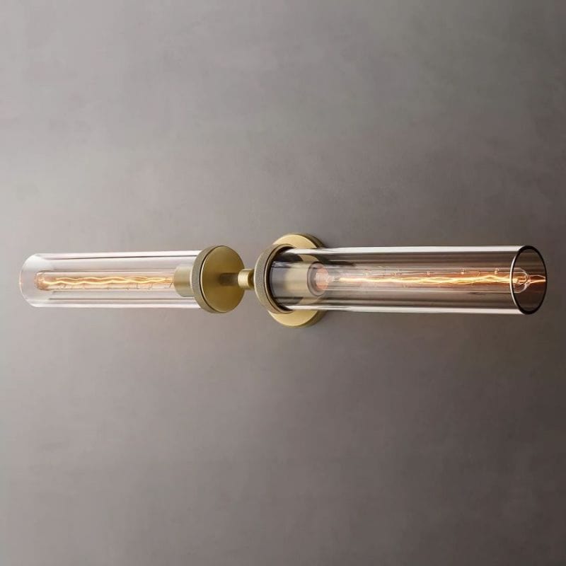 Franing shop all .wall ，glass wall light Lambert Knurled Grand Linear Sconce