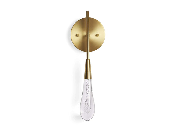 Franing WALL,Crystal wall lamp,SHOP ALL BRASS Soltaire Wall Sconce