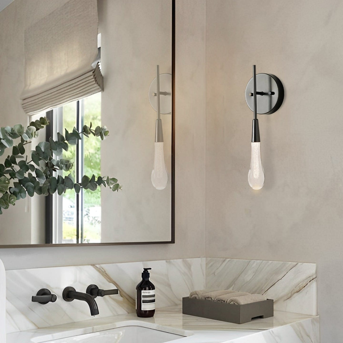 Franing WALL,Crystal wall lamp,SHOP ALL Soltaire Wall Sconce
