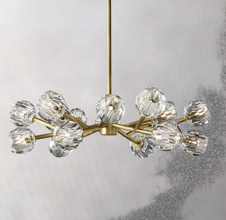 Boule Cristal Round Chandelier 36" - Franing