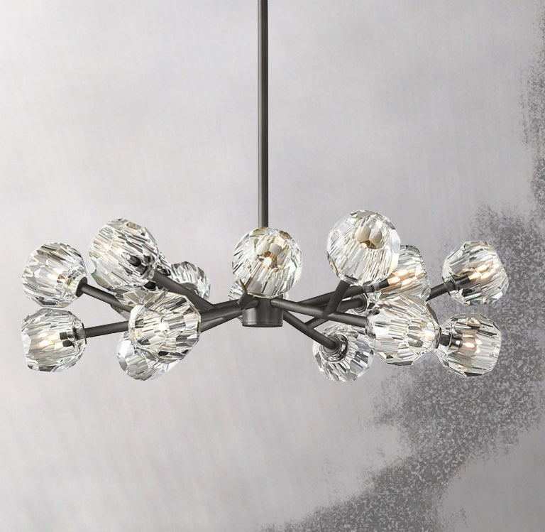 Boule Cristal Round Chandelier 36" - Franing
