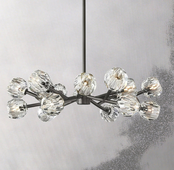 Boule Cristal Round Chandelier 36" - Franing