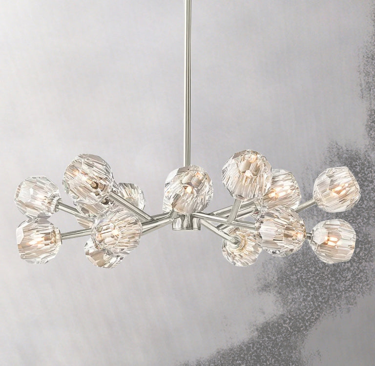Boule Cristal Round Chandelier 36" - Franing