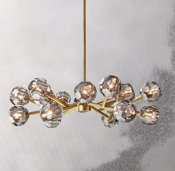 Boule Cristal Round Chandelier 36" - Franing